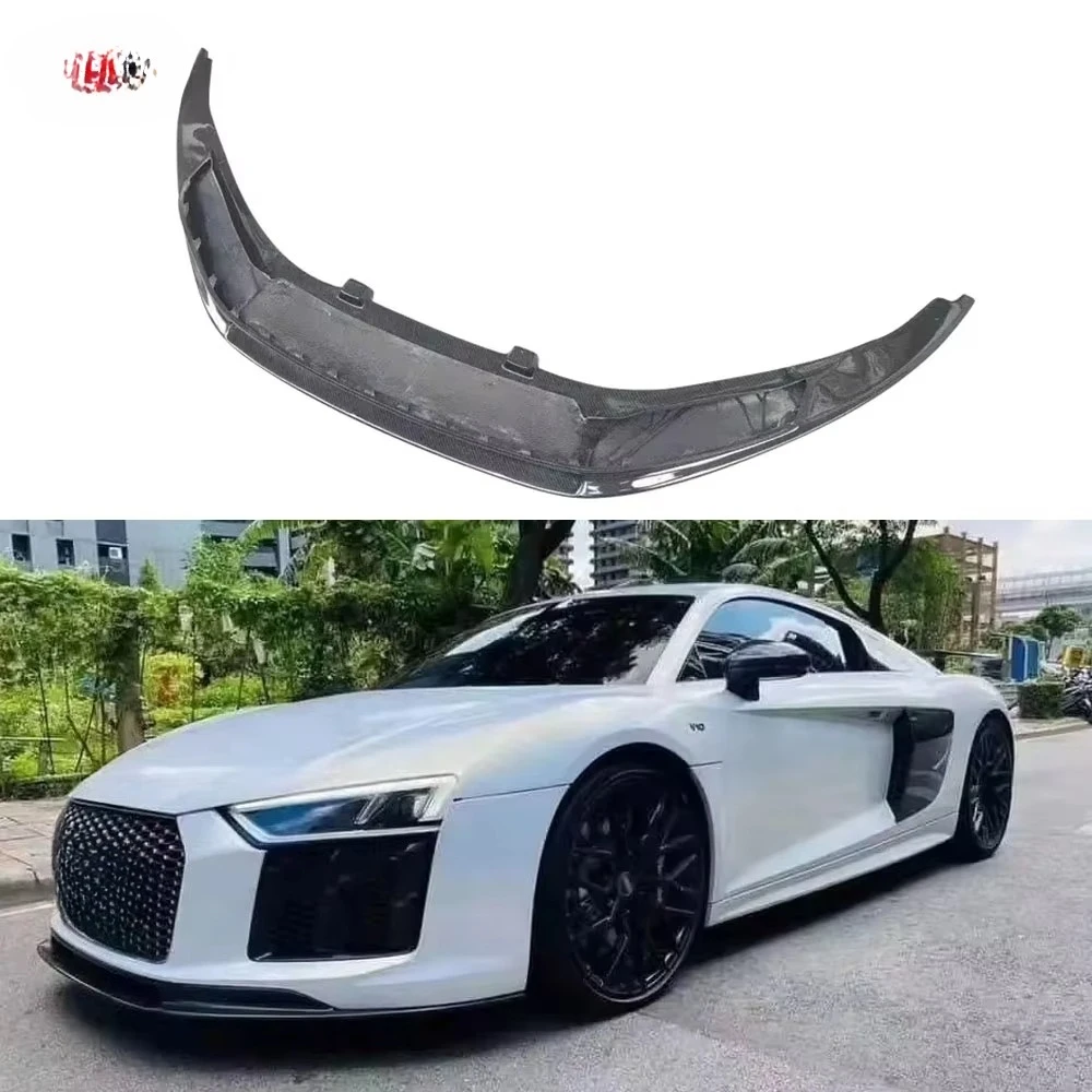 

High Quality V-Style Carbon Fiber Body Kit for Audi R8 2017 Front Bumper Lip New Condition
