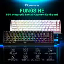 Teclado AKKO MonsGeek FUN68 HE é bom? Review completo 1 AKKO MonsGeek FUN68 HE