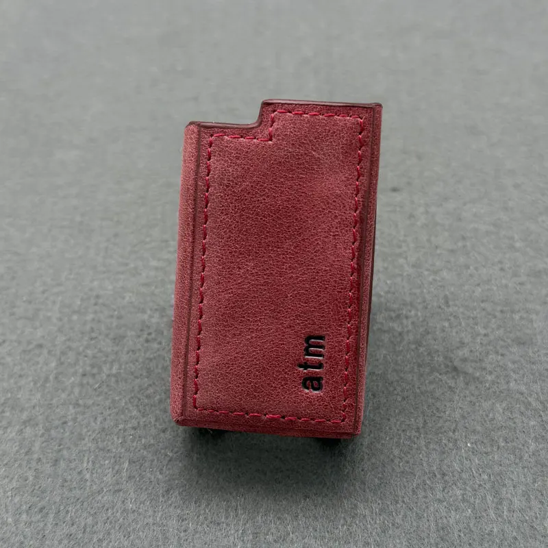 Funda de cuero genuino A6 hecha a medida para iBasso DC-Elite