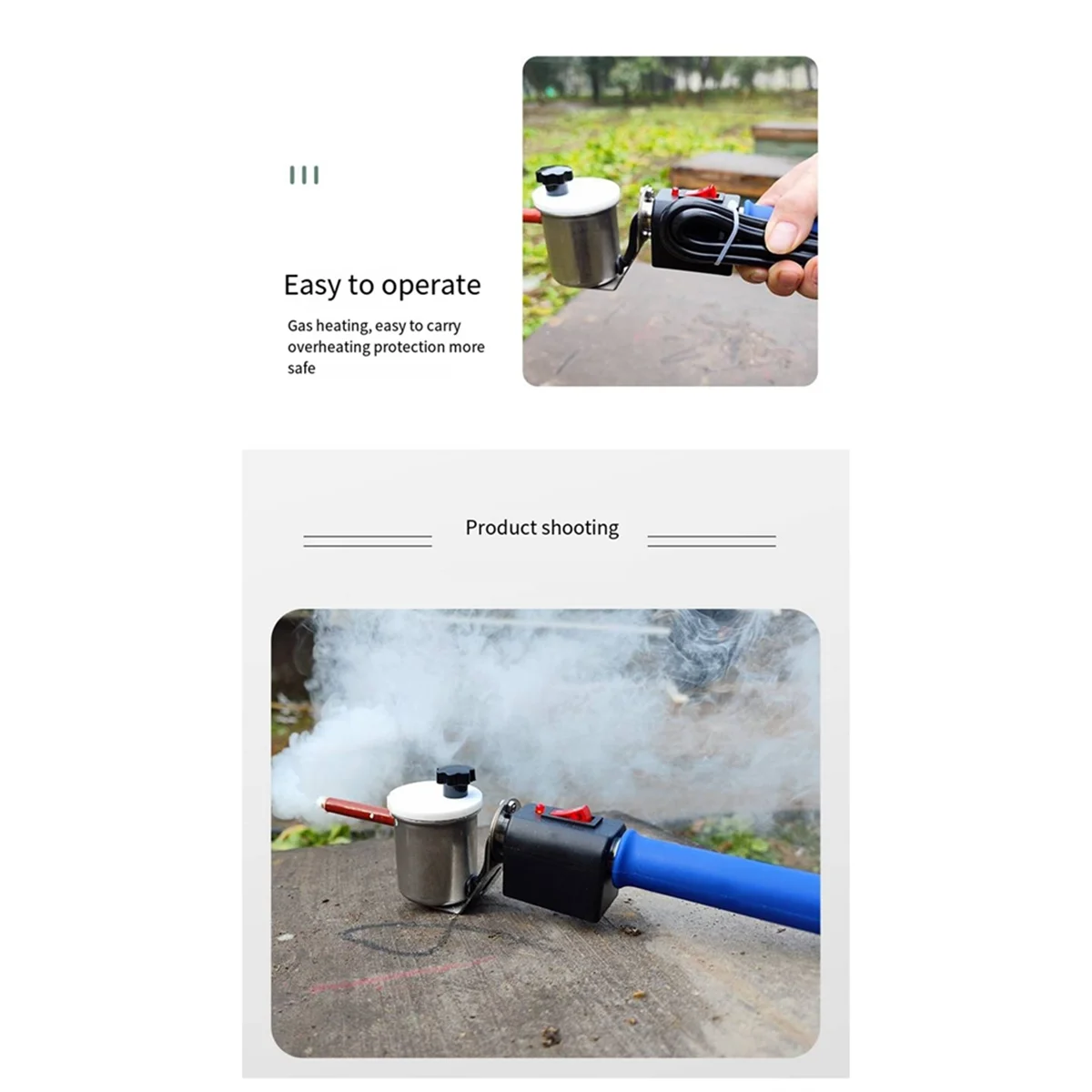 T71C مبخر حمض الأكساليك المطور، رذاذ النحل والعث، تسخين كهربائي لباب عش النحل وعش مبخر