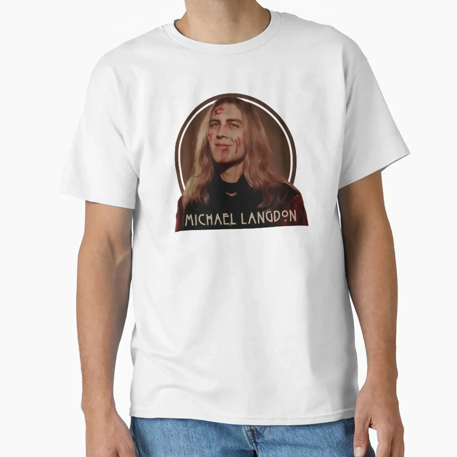 Cody Fern Popout designed and sold by coma x white vintage Washed Unisex Slightly graphic Breathable designer clothes Casual
