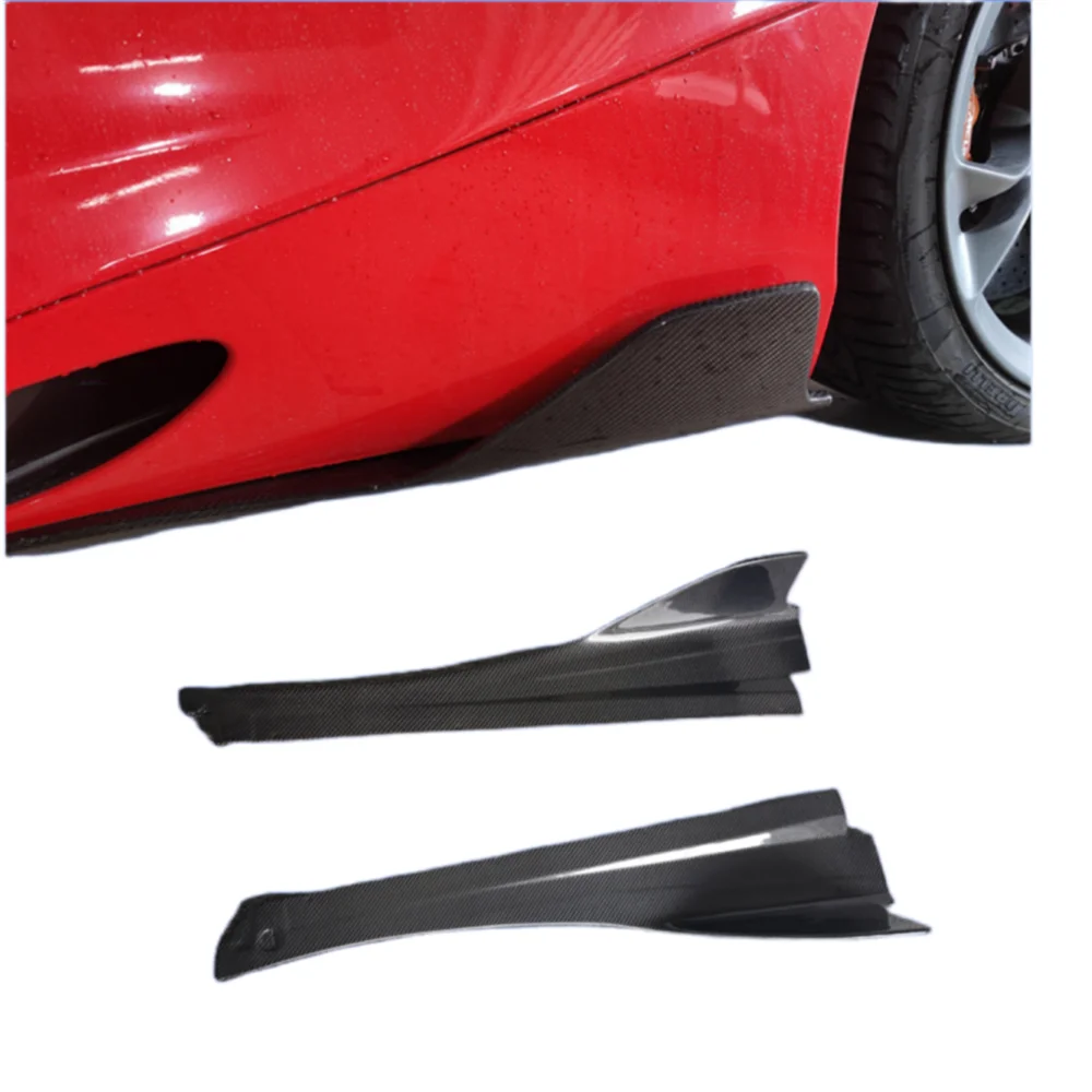 

V Style Carbon Fiber Side Skirts for McLaren 720S V Style Body Kit Car Side Extensions High Quality Auto Accessories