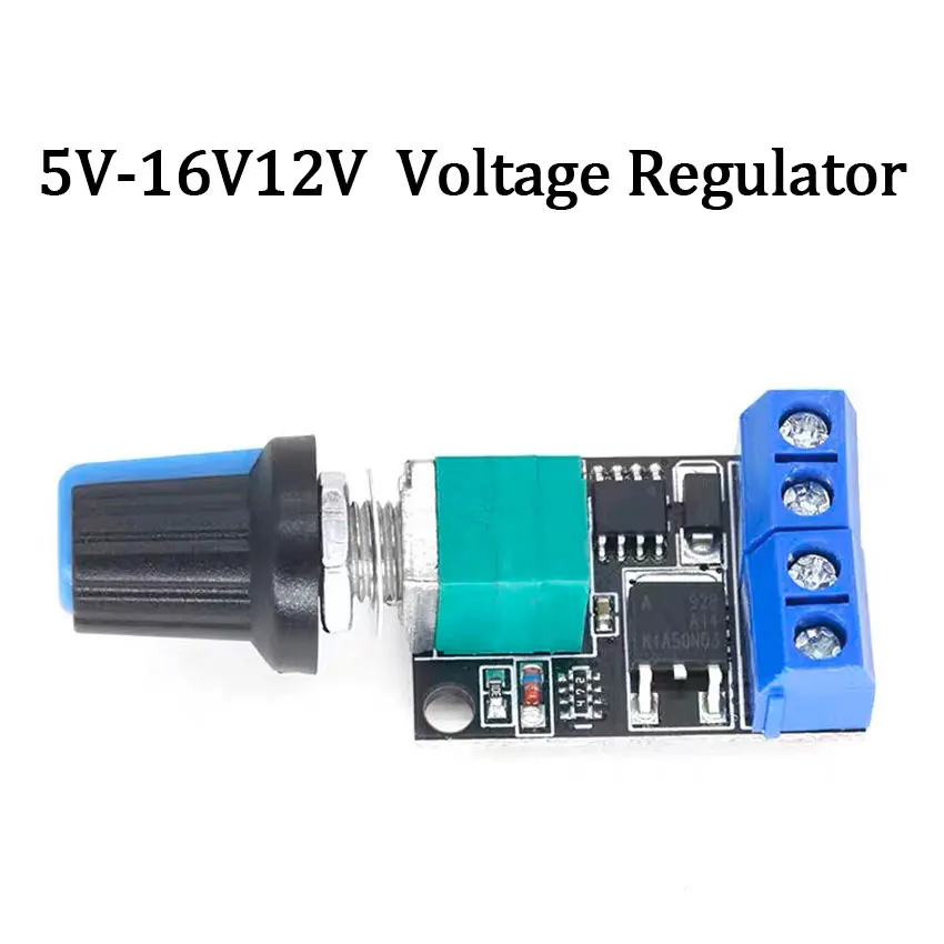 

5V 12V 10A Voltage Regulator PWM DC Motor Speed Controller Governor Stepless Speed Regulator LED Dimmer Power Controller