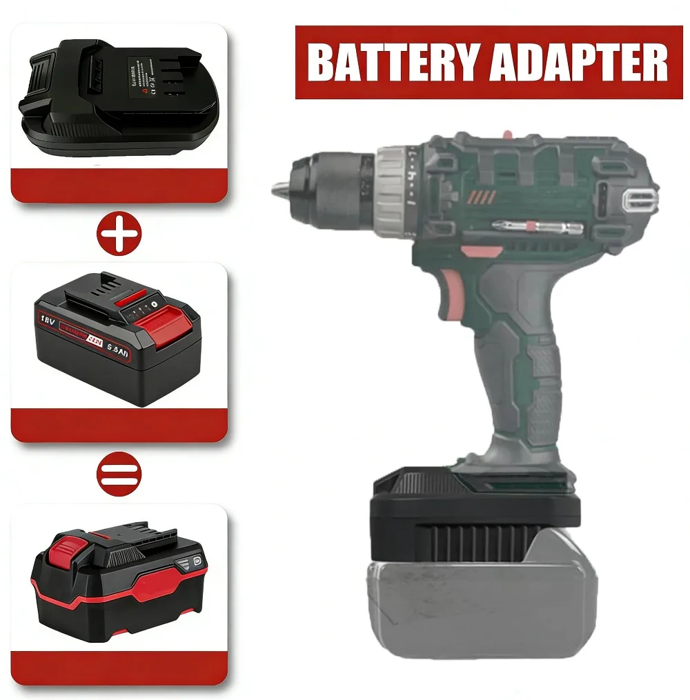 

Адаптер для аккумуляторов EIN18PAR: преобразователь для литий-ионных аккумуляторов Einhell 18В в литий-ионные аккумуляторы Parkside 20В для беспроводных электроинструментов