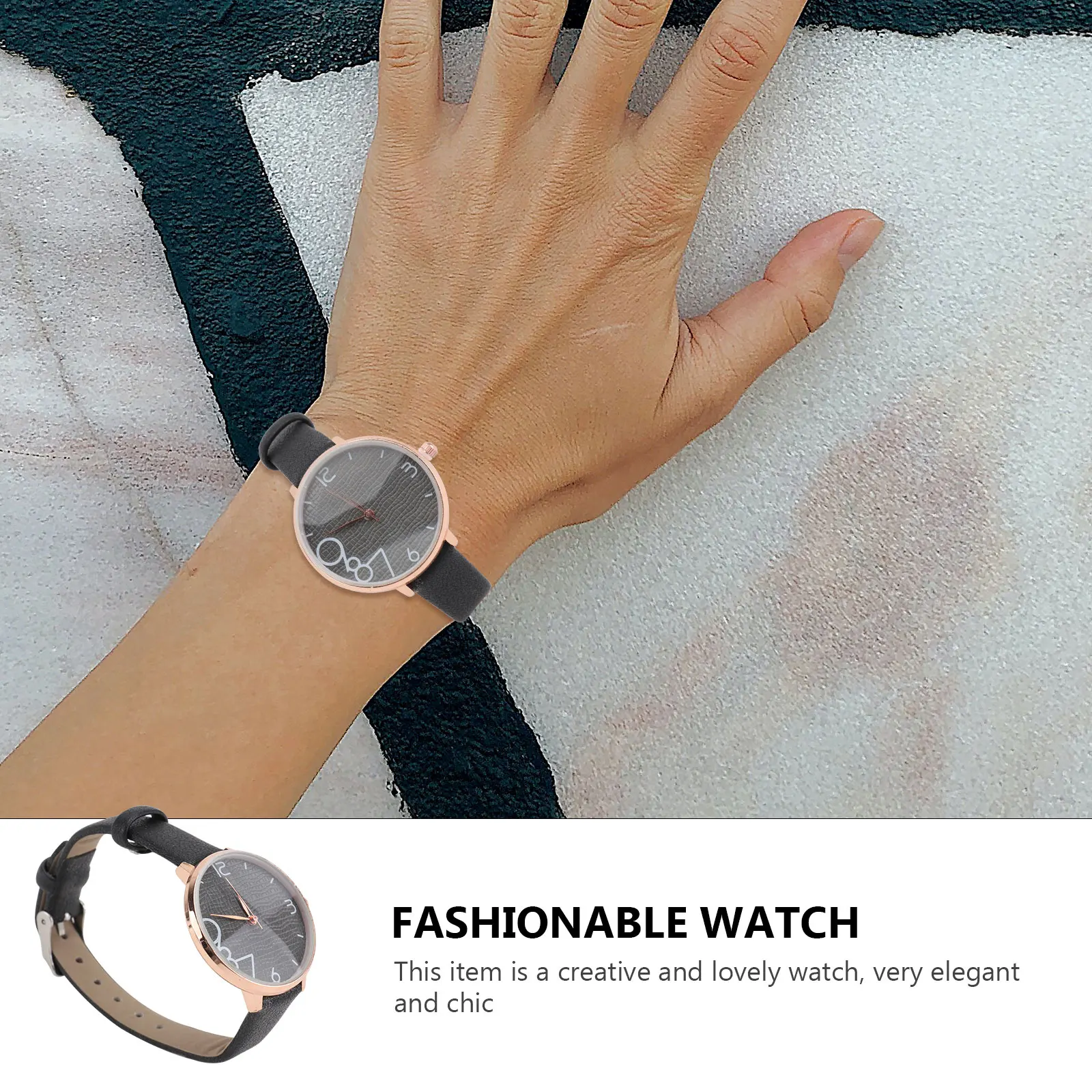 

1pc Watch Women Stainless Steel Elastic Strap Quartz Movement Lady Wrist Timepiece Adjustable Watches
