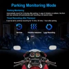 SYS VSYS Q3 오토바이 카메라, OLED 디스플레이, 유선 컨트롤러, TPMS,GPS, 주차 녹화 오토바이 대시 캠, 듀얼 나이트 비전 6
