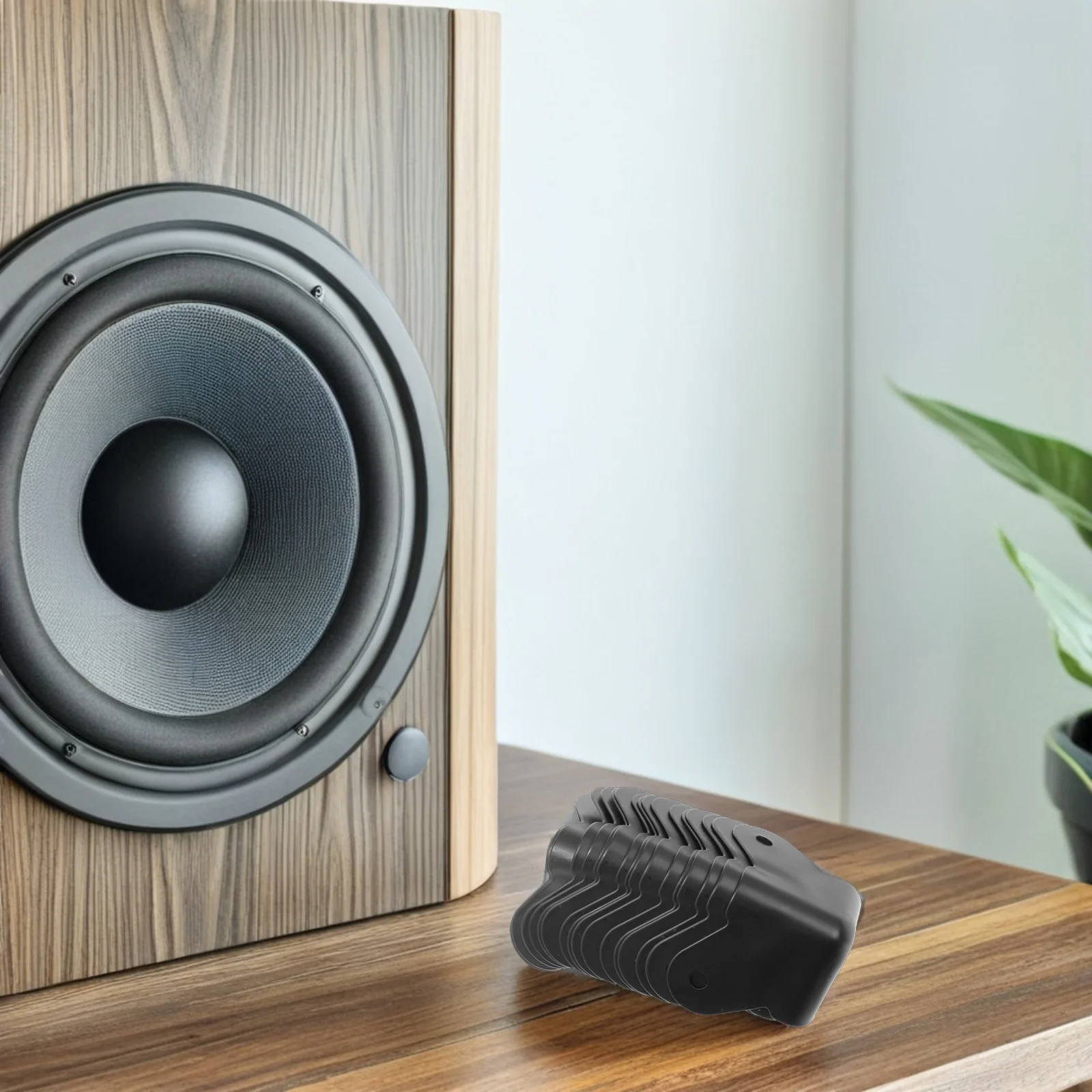 20 قطعة حماة الزوايا المضادة للتصادم المتكلم الحديد التفاف غطاء خزانة الأثاث الحرس المرحلة سلامة المتكلم غطاء الزاوية #6