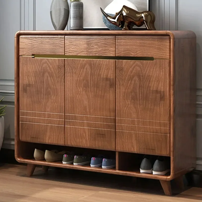 

Cheap Wooden Shoe Cabinets Shelves Narrow Vintage Modern Storage Shoe Cabinets Universal Fashion Muebles Ornaments Home Decor