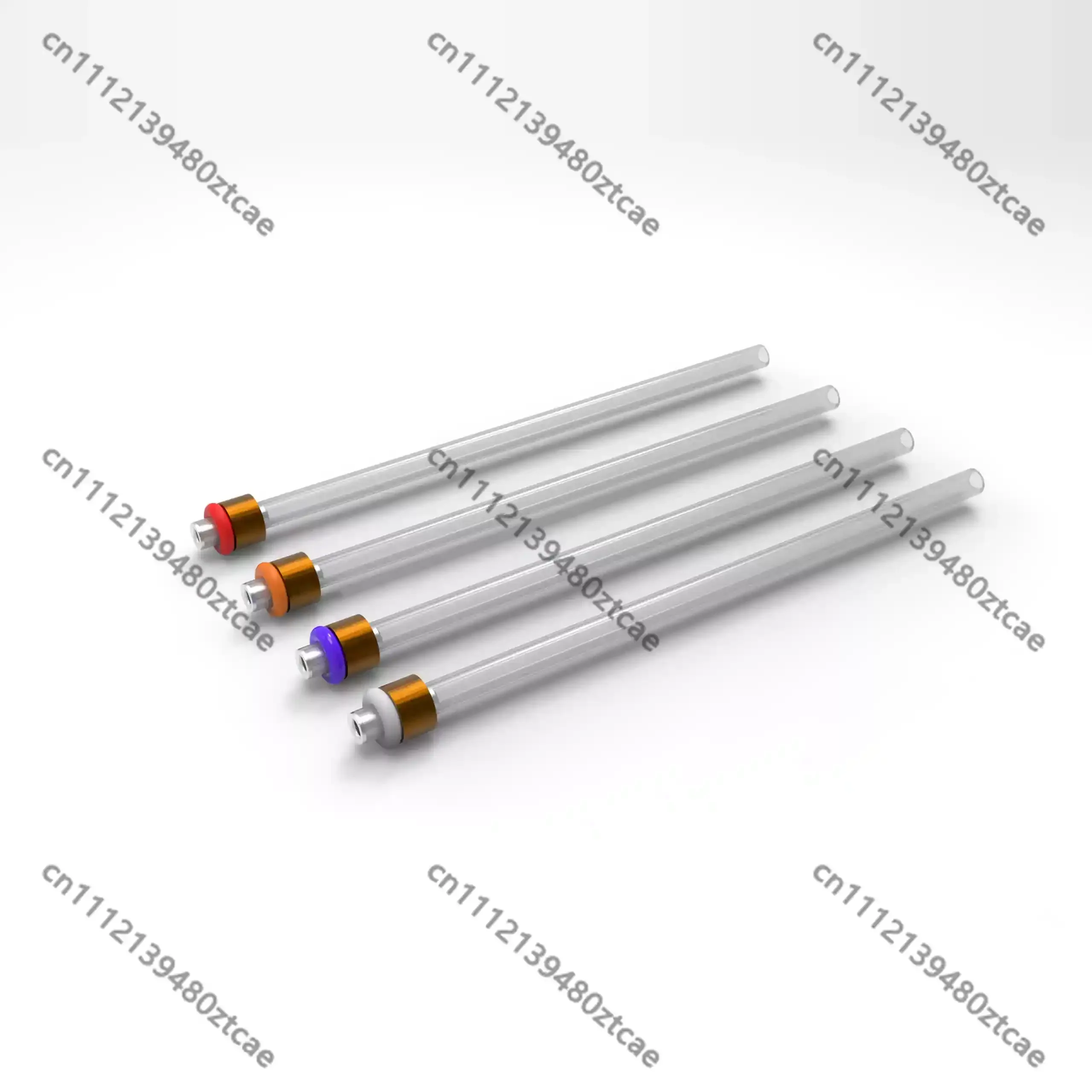 Customizable Length High Temperature Resistant Teflon Tube OD4mm ID2mm Quick Connect Water Pipe For Coffee Beverage Machine
