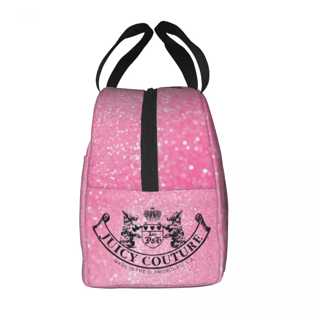 Hot-Sale-Like-Juicy-Couture Lunch Box Women Multifunction Cooler Thermal Food Insulated Lunch Bag Kids Portable Picnic Tote Bags