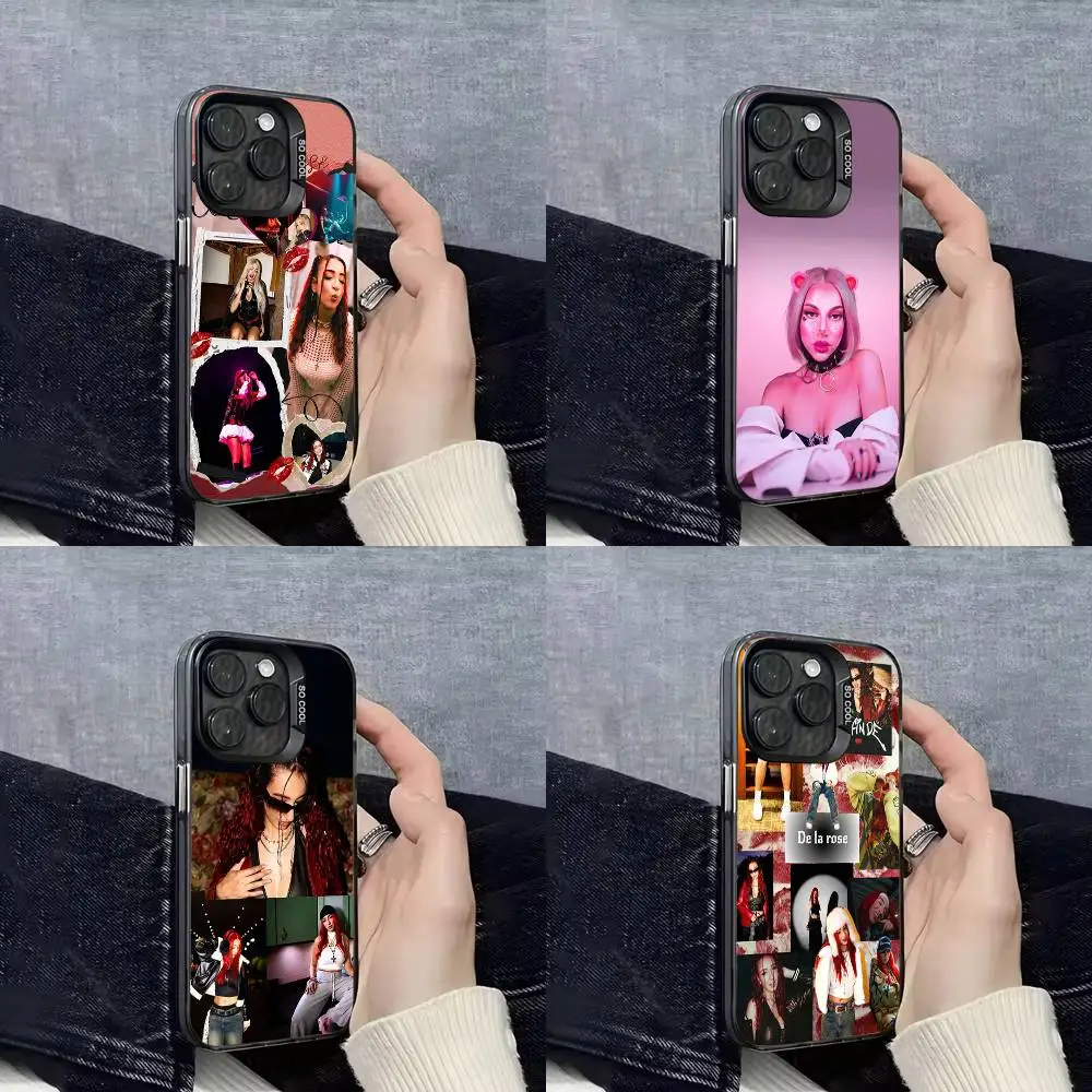 

Singer D-De La Rose Phone Case For iPhone 17,16,15,14,13,12,11,Pro,Max,Plus,E,SE4,Air,Mini Black IMD Cover