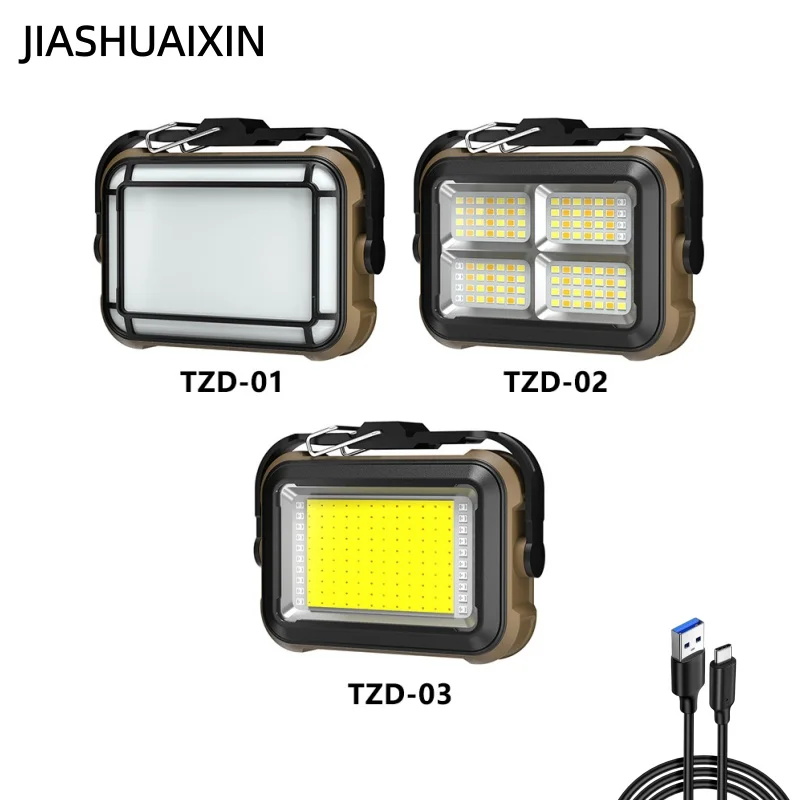 Solar Emergency Lamp Charging Outdoor Ultra-Long Camping Camping Night Market Stalls Tent Home Lighting Long Battery Life