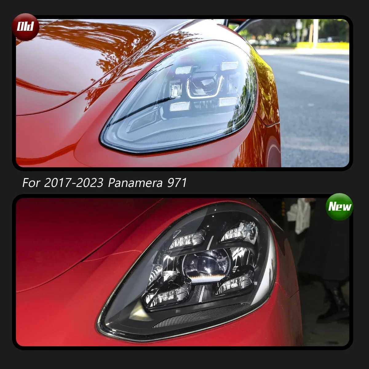 Luzes do carro para Porsche Panamera, 970 Farol, 970.1, 970.2, 971, Full LED, PDLS Matrix, lâmpada de cabeça, autopeças