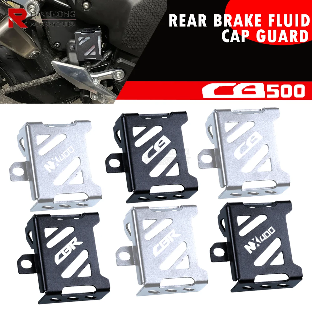 

FOR HONDA CB500X CB400X CL500 CB500 Hornet NX 400/500 Motorcycle Rear Fluid Oil Reservoir Cap Cover Master Cylinder Pump Guard