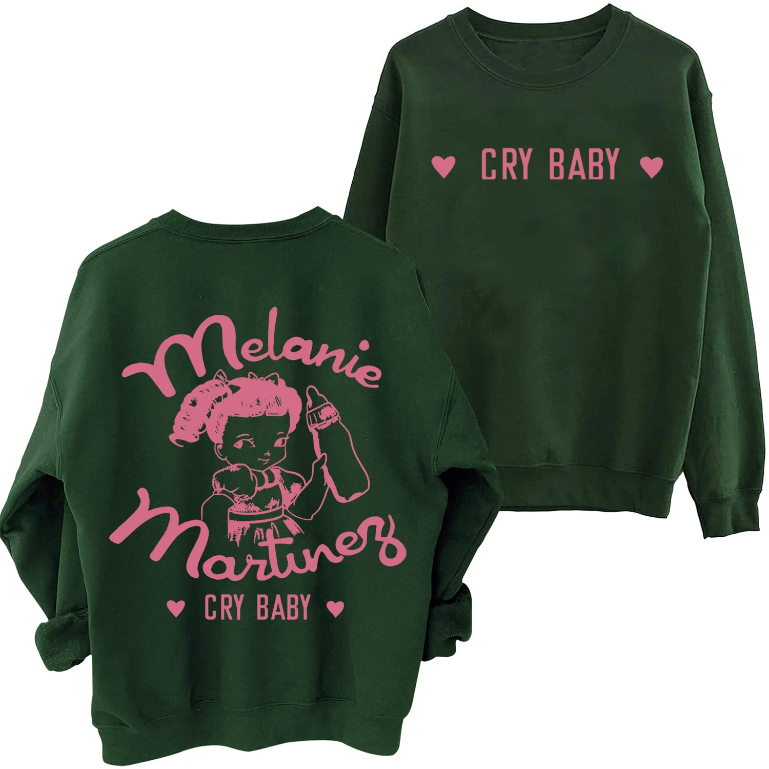 Melanie Martinez Sweathsirt Cry Baby Man Woman Harajuku Round Neck Long Sleeve Oversized