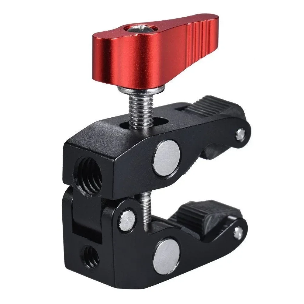 โลหะ Multi-Function BALL HEAD CLAMP Ball Mount Magic ARM Super CLAMP W/1/4 "-20 สําหรับกล้อง RIG Monitor