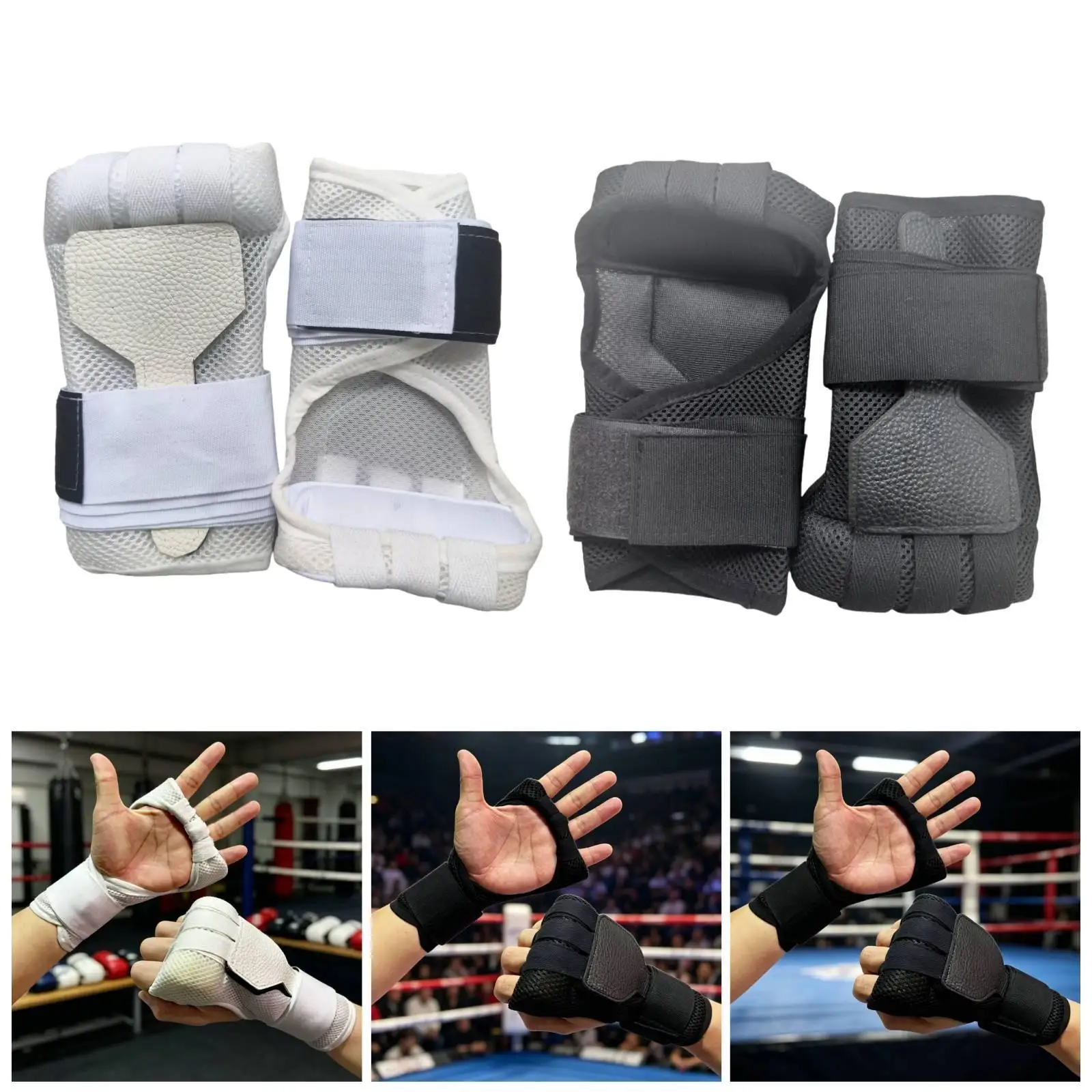 

Boxing Gloves Half Finger Breathable Training Gloves MMA Fitness Punching Bag Gym Gloves for Men and Women Exercise