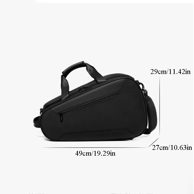 Tennis Bag, Large Capacity, Lightweight, Multifunctional Sports Badminton Backpack, Single Shoulder Portable Pick Ball Bag - view 3