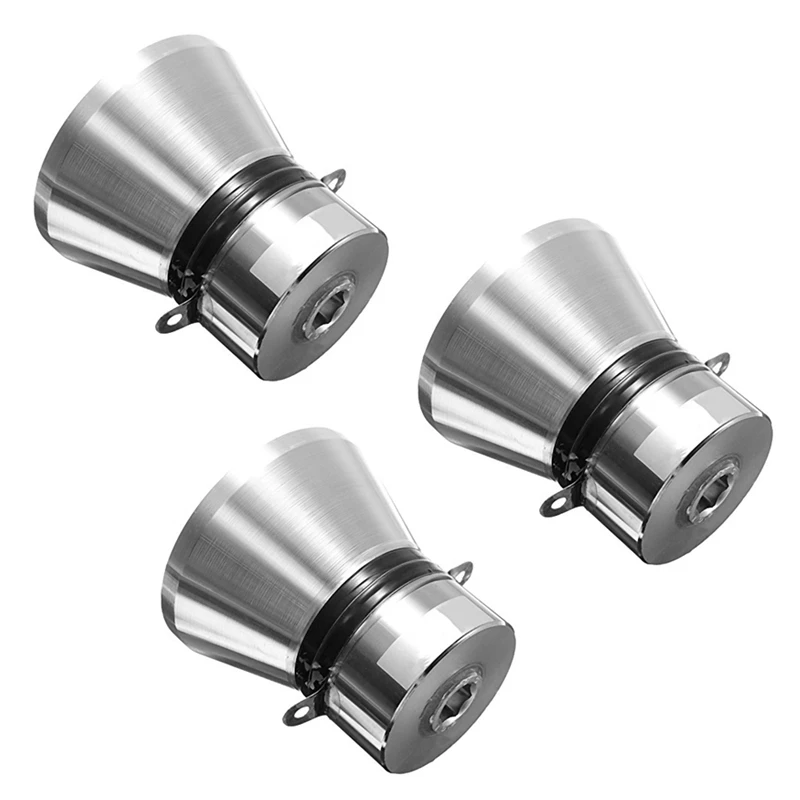 

3X 100W 28KHz Ultrasonic Piezoelectric Transducer Cleaner Silvery Acoustic Components