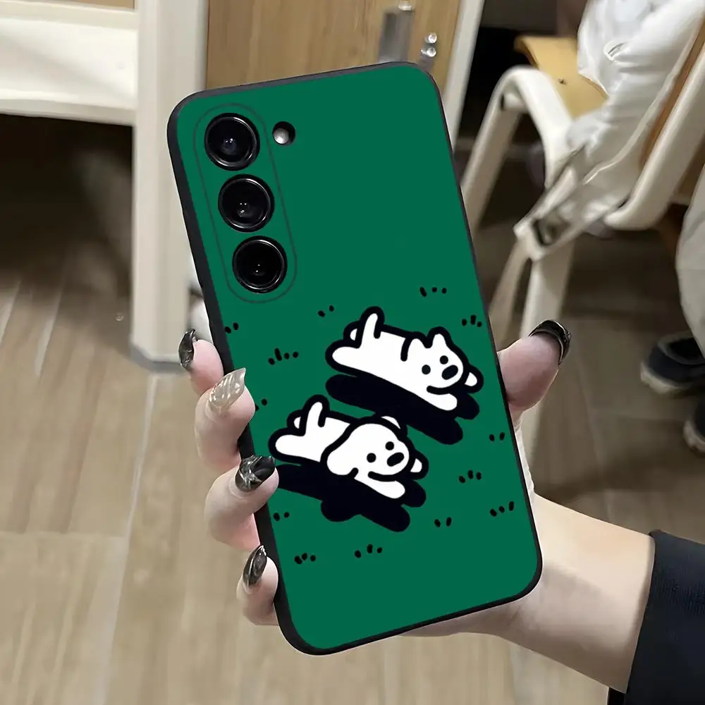 Cute Matsui Art Phone Case For Samsung A57 A37 A17 A56 A36 A26 A16 A25 A35 A55 A34 A24 A54 Black Soft Shell