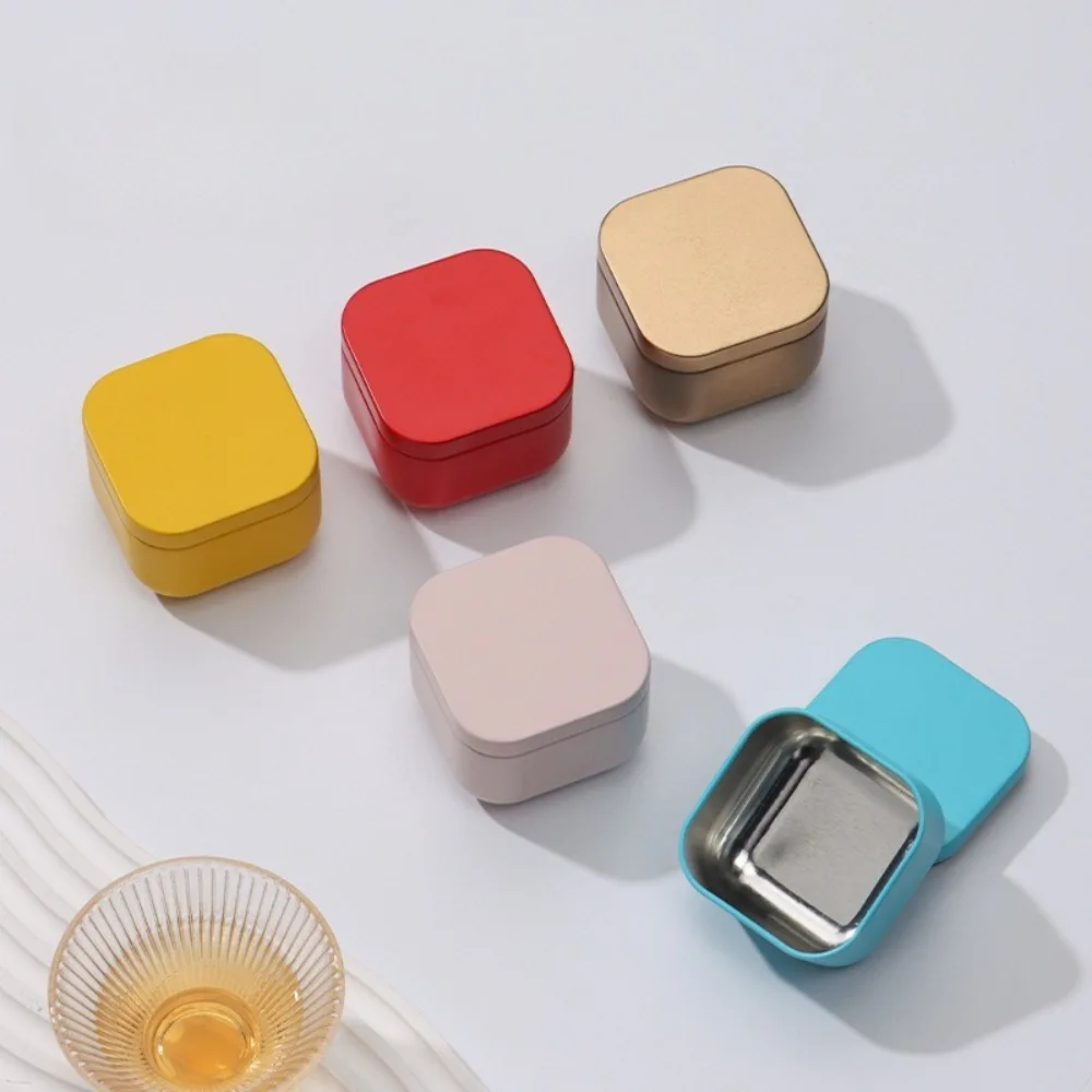 20PCS Empty Square Candle Jars - Tin Container Lid ulasan dan harga