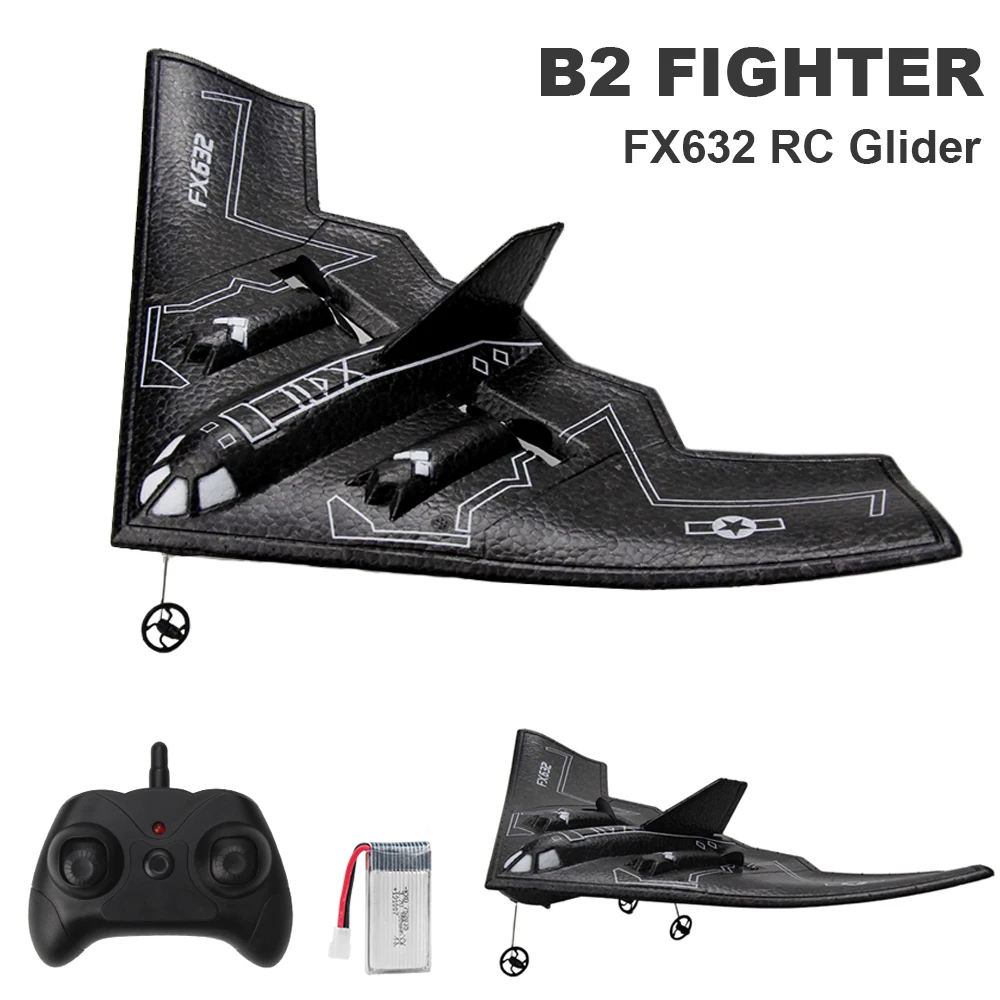 B2 RC avión 2CH FX632 planeador de control remoto 2,4G 34cm envergadura avión Drone juguetes para adultos niños regalos