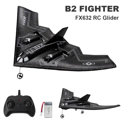 B2 RC Plane 2CH FX632 remote control Glider 2.4G 34cm Wingspan Airplane Aircraft Drone Toys for Adults Birthday Gifts