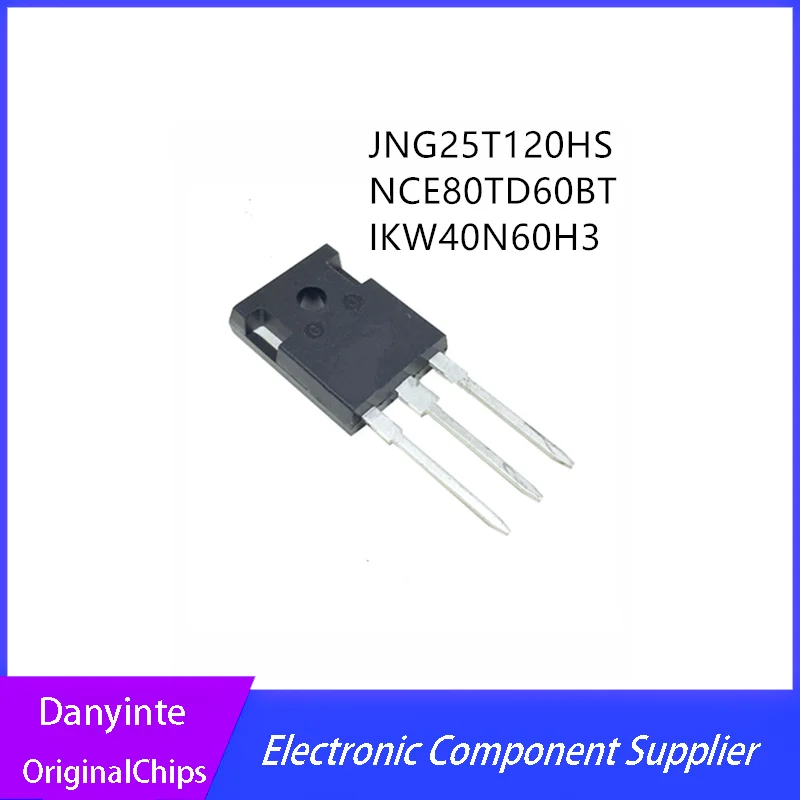 10Pcs/Lot JNG25T120HS  JNG25T120 NCE80TD60BT K40H603 IKW40N60H3 TO-247