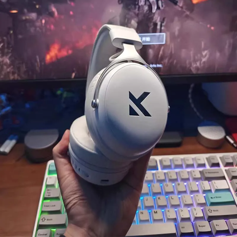 Mchose V9 Pro سماعة رأس رياضية إلكترونية مع ميكروفون ثلاثي الوضع للألعاب USB لاسلكي 7.1 قناة صوت محيطي سماعات صوت محمولة هدية