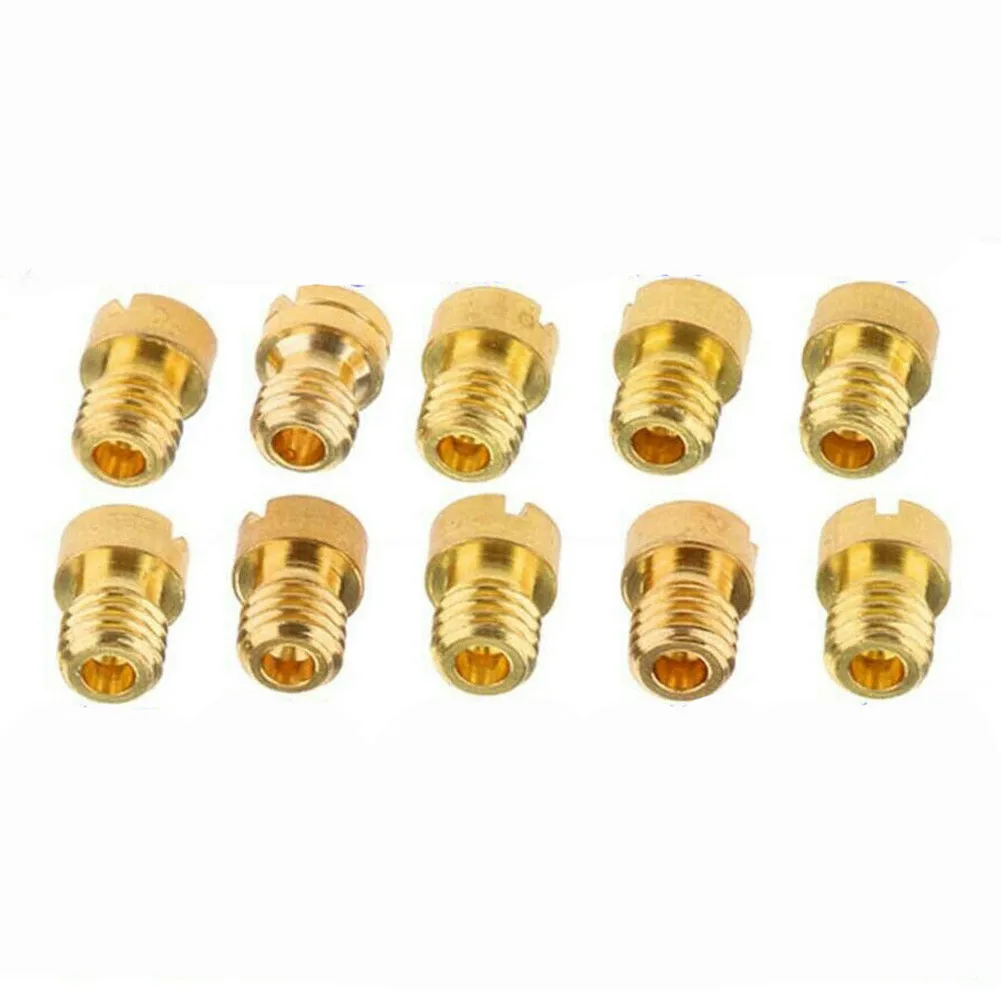 Reliable Main Jet Set of Ten for M5 Compatible For Simson Models Including Size Range from Sixty to One Hundred Five