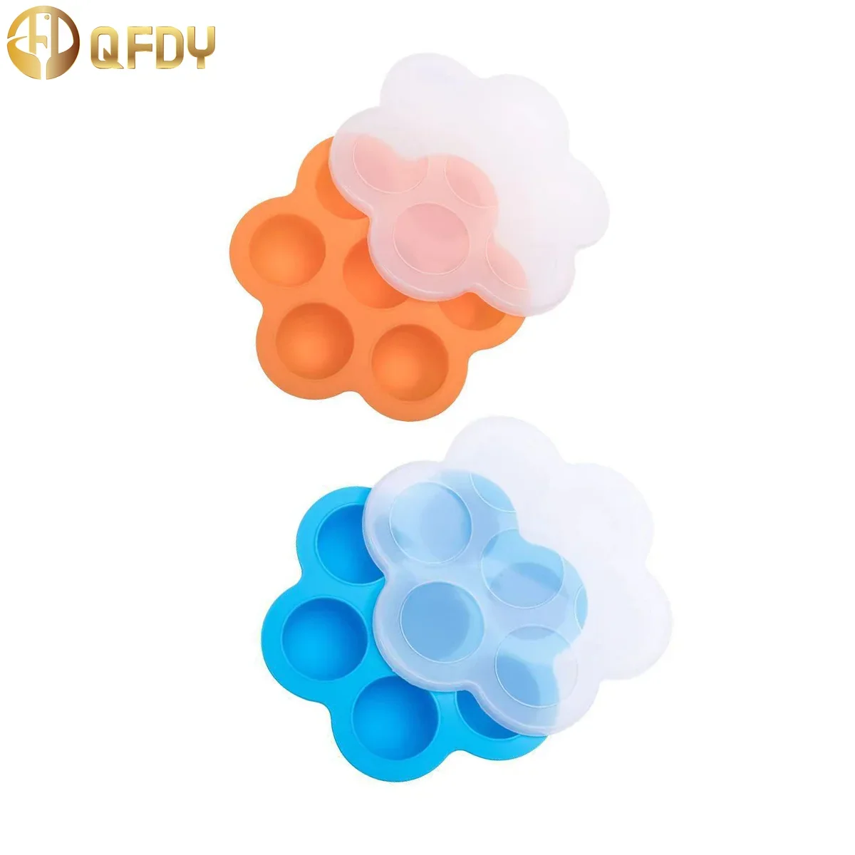 7 Holes Kitchen Storage & Organization Freezer Tray Can Be Reused Silica Gel Baby Food Preserved Egg Bite Mold Home Garden