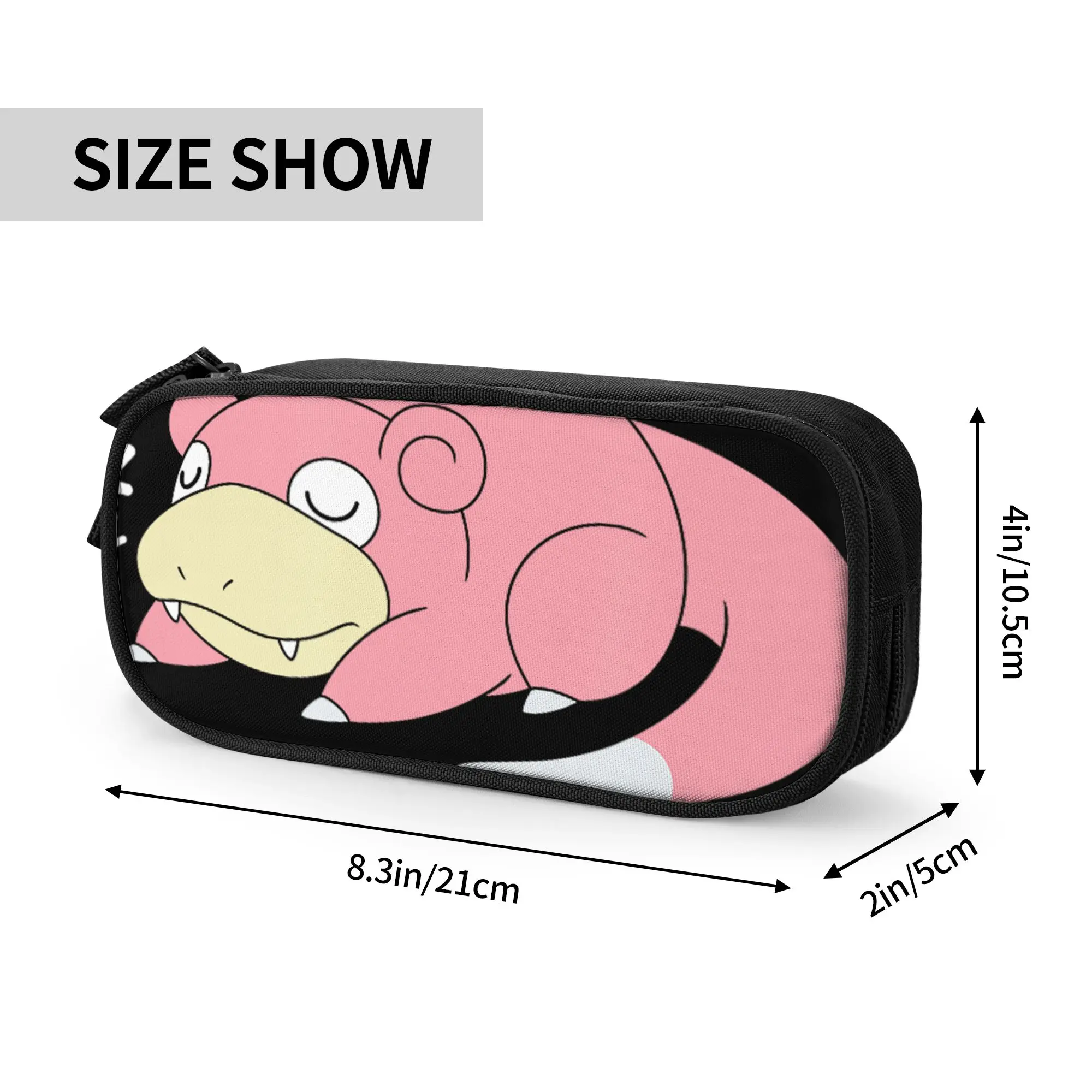 Large Capacity Bags for Child Cartoon Pokemon   Slowpoke Taking It Slow  School Pencil Bag for Boys Gilrs Kids