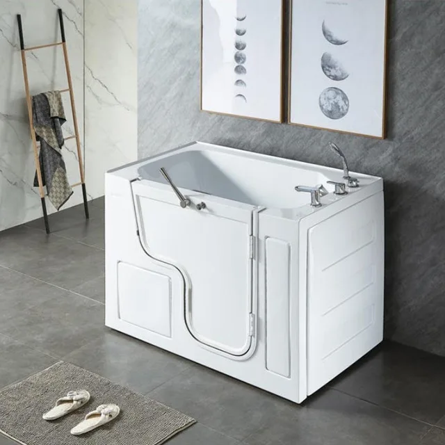 Clearance Door walk-in bathtub for the elderly, barrier-free side door bathtub, seated jacuzzi tub for the elderly