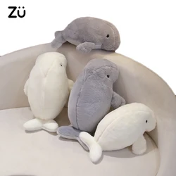 40/50cm Kawaii Manatee Plushies Sea Cow Plush Toys Lifelike Stuffed Ocean Animals Dugong Soft Dolls Kids Educational Gifts