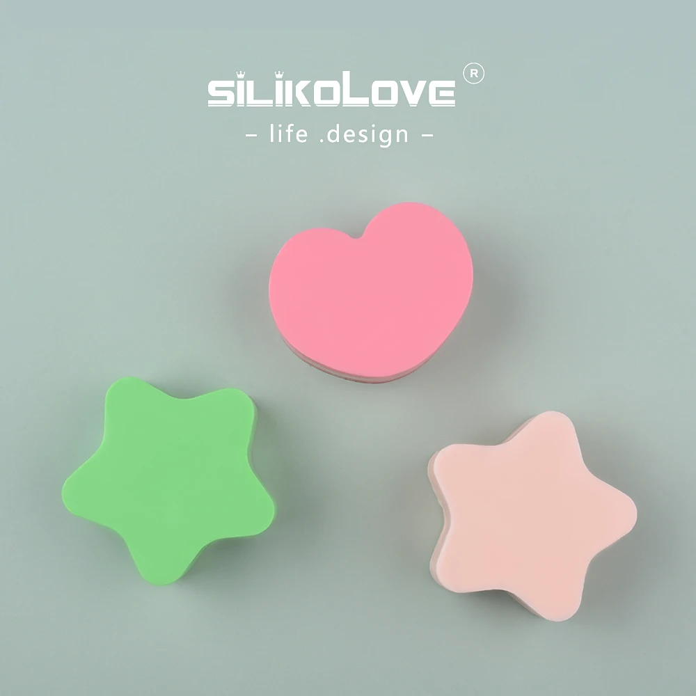 3d Heart Star Silicone Molds For Soap Making Handmade Soap Molds DIY Craft Maker