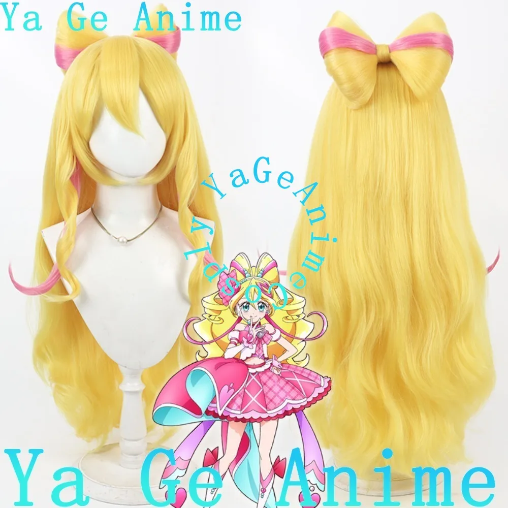 

Pretty Cure PreCure Sakura Uta Косплей Парик Реалистичная кожа головы Аниме Игры Хэллоуин Карнавал Вечеринка Синтетические термостойкие волосы