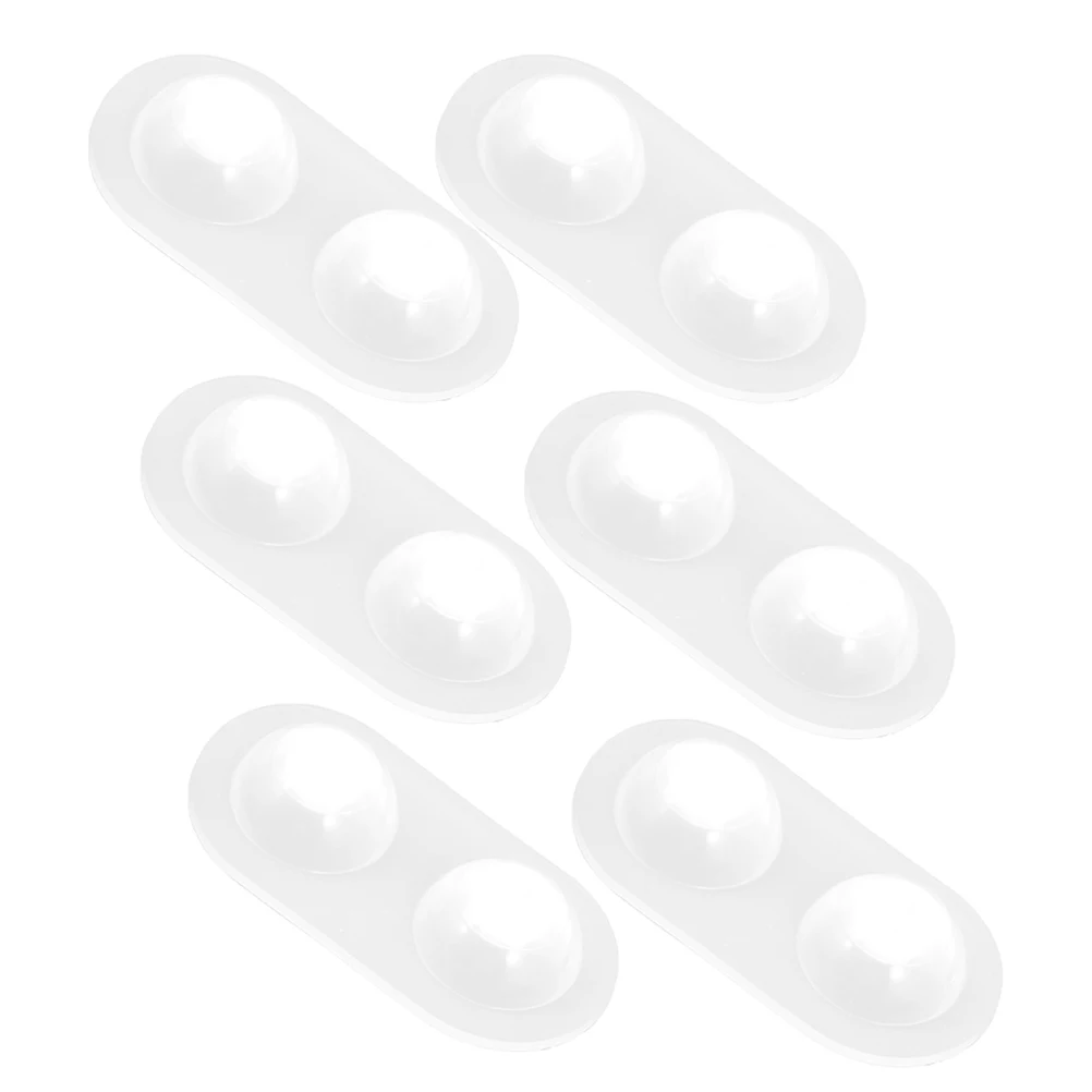 

6 Pcs Crystal Glue Eye Mold Diy Silicone Eyeball Molds Epoxy Uv Resin Silica Gel for Crafts