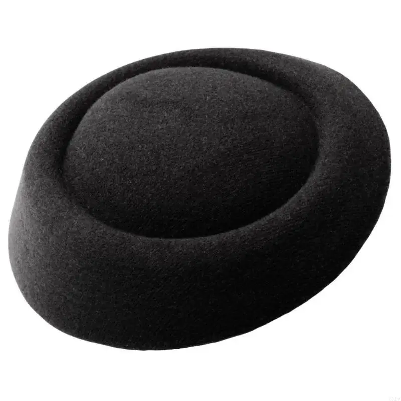 Stewardess Hat Base Easy Use Halloween Party Costume Cabin Hat Base for Stage Show Uniform Handmade Hat Accessories 6XDA
