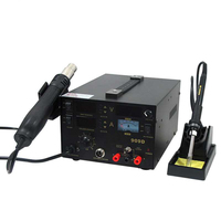 Soldering iron+Hot Air Gun+Power Supply 220V SAIKE 909D Soldering/Hot air gun rework station 3 in 1