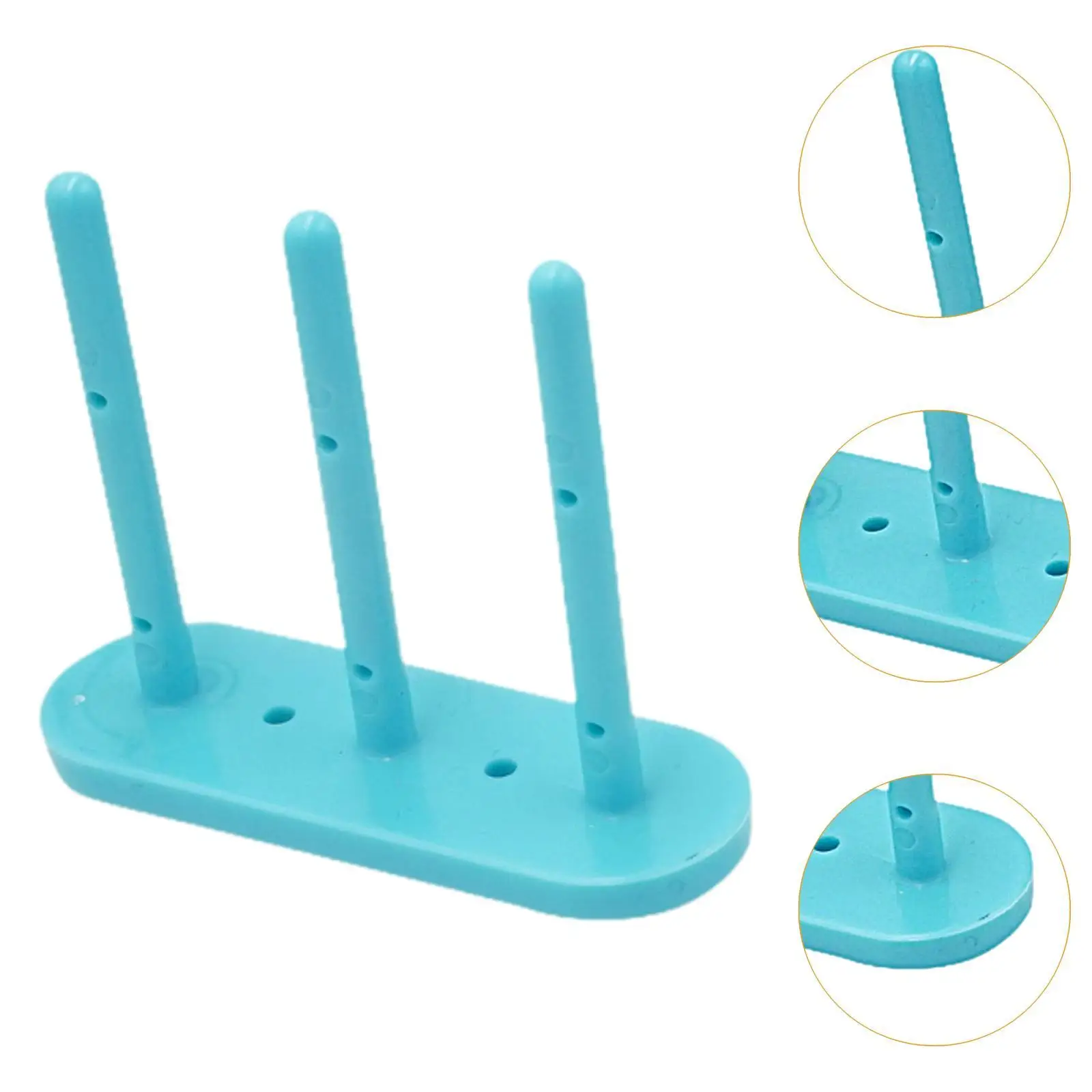 Bobbin Holder 3 Spools Practical Ribbon Rack for Quilting Serger Embroidery