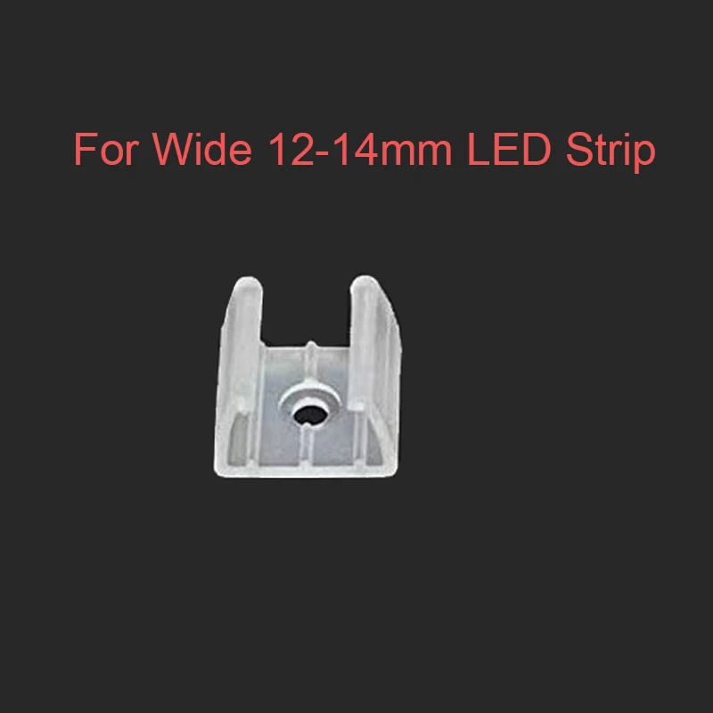 6mm 8mm 10mm 12mm 20mm LED Strip Fix Clips Connector For Fixing 5050 2835 RGB Neon Light/COB Plastic Buckle Flexible Accessories