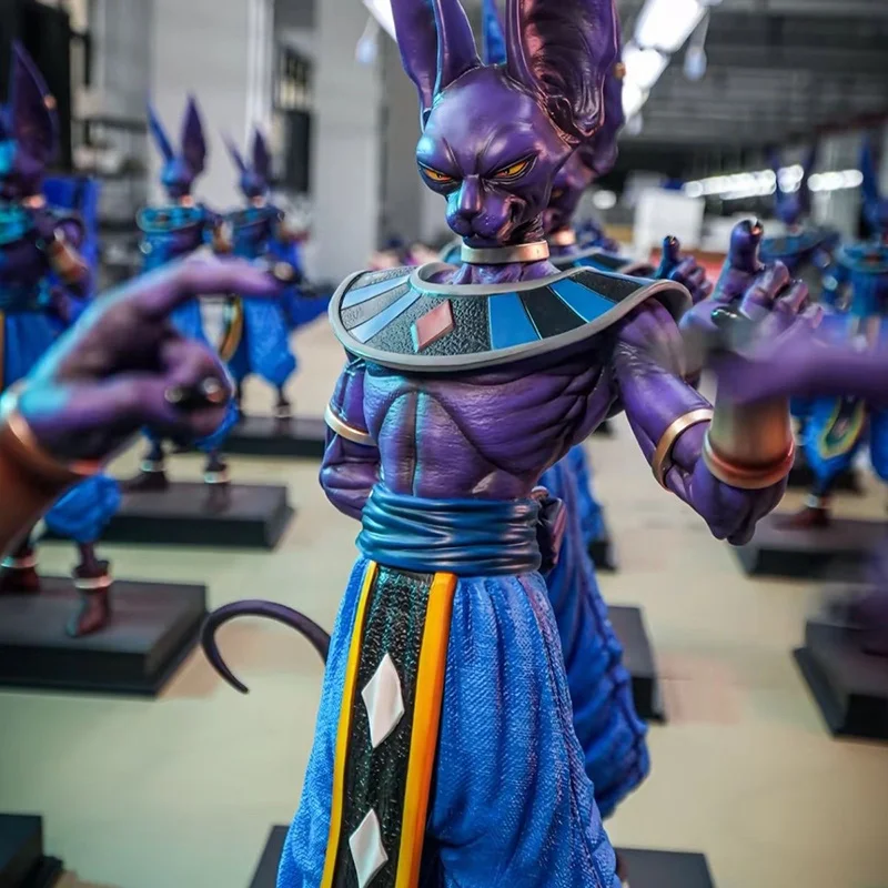 New in Stock Jt Statue Dragon Ball Beerus Action Figure 53cm God of Destruction Anime Peripheral Art Toy Ornaments Toy Gift