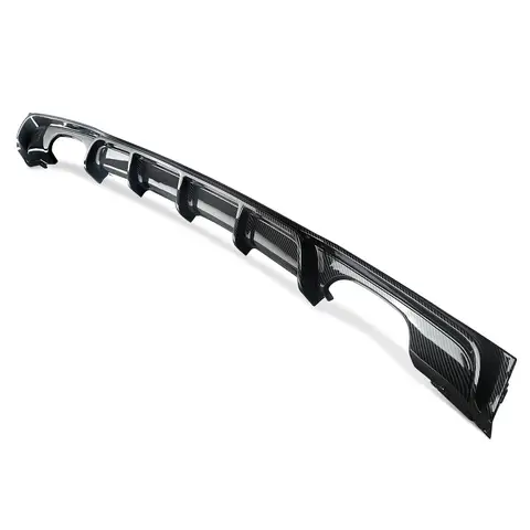 Rear Lip Diffuser Replace FOR BMW F30 F31 3 Series 318d 320i 330i 340i 2012-2018 M SPORT REAR BUMPER DIFFUSER CARBON Look 8 best sales bmw msport - №3