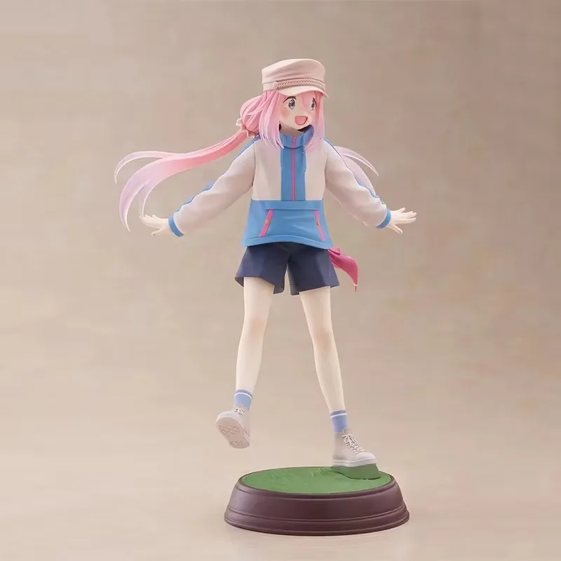 Echte Original F:NEX Laid-Back Camp Kakamigahara Nadeshiko Action Anime Figur Sammeln Modell Puppe Statuette Ornament Geschenke