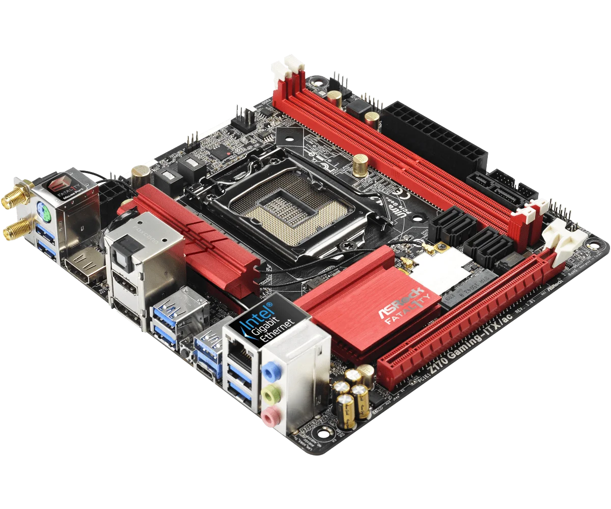 ASROCK Z170 Gaming-ITX/ac LGA 1151 Mini-ITX płyty główne Intel Z170 2 × DDR4 32GB pci-e 3.0 usb3, 1 M.2 dla rdzenia 6th gen i7/i5/i3