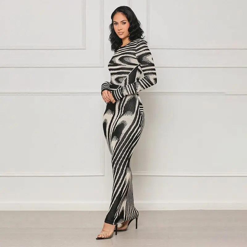 مثير طويل Sve مطبوعة التفاف Bodycon الدكتور المرأة عبر الحدود الخصر مقصوص ضيقة طويلة الدكتور تخفيف Sle