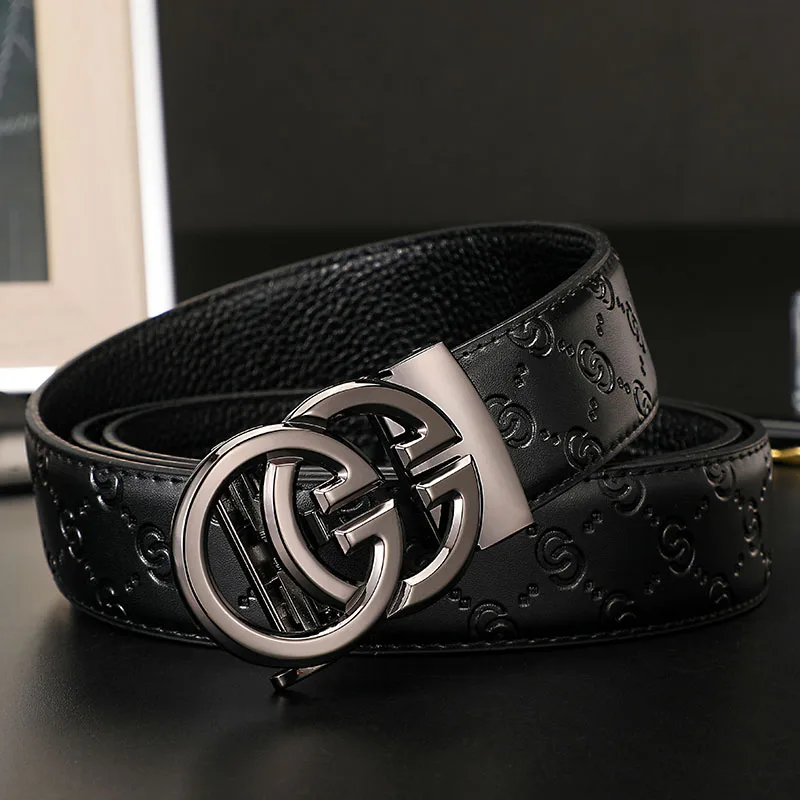 High Quality Designers Business Mens belt Luxury Brand Famous Work Male brand Belts Buckle Genuine Leather Belt for Women jean