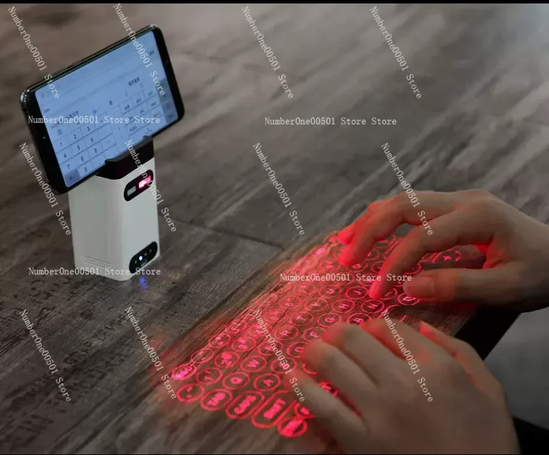 

Виртуальная голографическая клавиатура и мышь, беспроводное Bluetooth-устройство 3D с бесшумной работой для компьютеров и телефонов