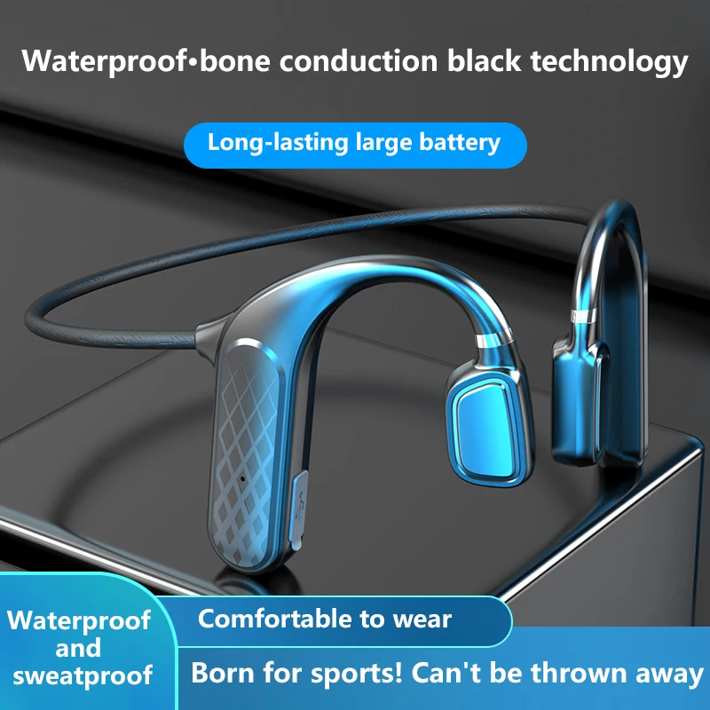 MD04 سماعات رأس بلوتوث توصيل العظام فوق الأذن تقدم عمر بطارية طويل الأمد دون إدخالها في الأذنين جديد 2025 #2