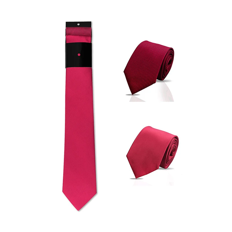 Luxury Tie For Mens 2pcs Striped Paisley Dot Business Necktie Classic Daily Outfits Solid Color Man Tie Wedding Party Gravatas